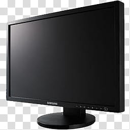LCDicon, Samsung SyncMaster BW, black Samsung flat screen computer monitor transparent background PNG clipart