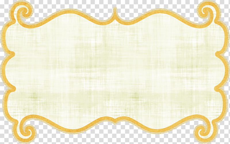 yellow border line transparent background PNG clipart