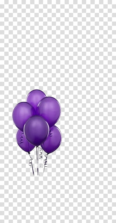 , purple balloons transparent background PNG clipart