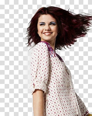 Selena Gomez with makeover transparent background PNG clipart