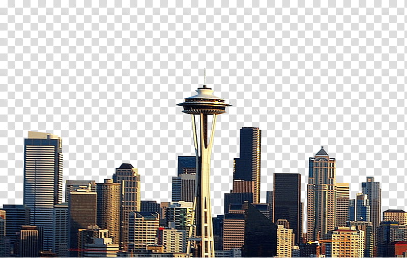 Skylines, Space Needle Tower transparent background PNG clipart