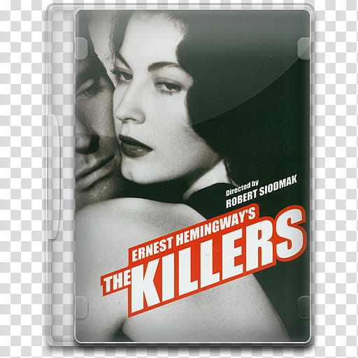 Movie Icon Mega , The Killers, Ernest Hemingway's The Killers DVD case icon transparent background PNG clipart