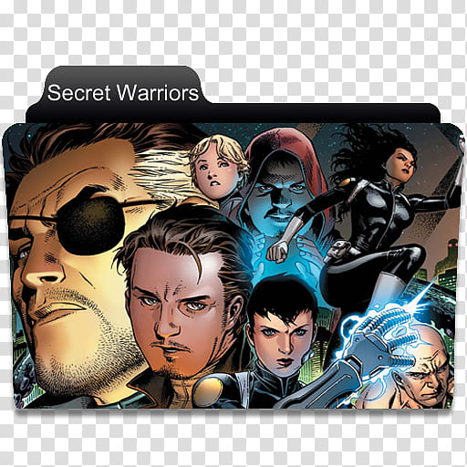 Marvel Comics Folder , Secret Warriors computer folder icon transparent background PNG clipart