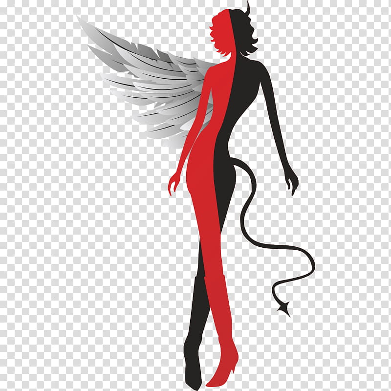 Angel, Devil, Demon, Angels Demons, Silhouette, Wing, Costume Accessory, Animation transparent background PNG clipart