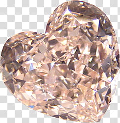 Diamonds Gems, crystal heart transparent background PNG clipart