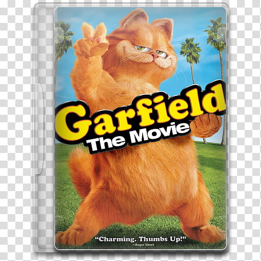 Movie Icon Mega , Garfield, Garfield The Movie cover transparent background PNG clipart