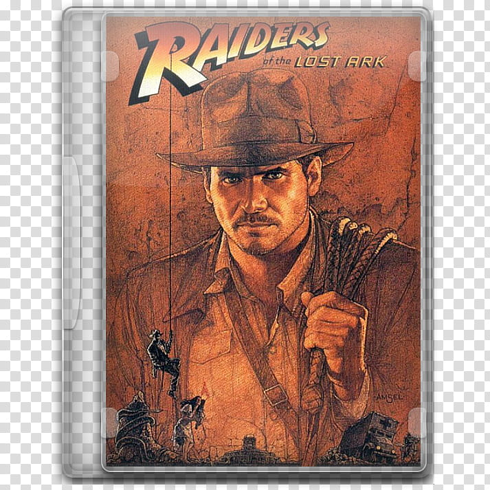 Movie Icon , Indiana Jones, Raiders of the Lost Ark transparent background PNG clipart