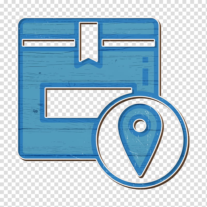 Logistic icon Shipping and delivery icon Tracking icon, Electric Blue, Symbol, Arrow transparent background PNG clipart