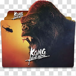 Kong Skull Island  Folder Icon , Kong Skull Island v_x transparent background PNG clipart