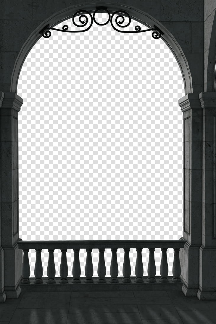 HALLOWEEN O, arc-shaped doorway transparent background PNG clipart
