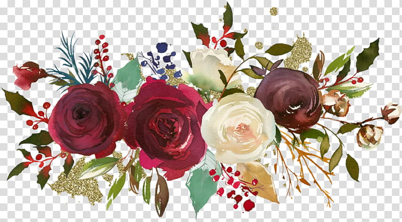 Blue Watercolor Flowers, Floral Design, Flower Bouquet, Rose, Painting, Burgundy, Watercolor Painting, Garden Roses transparent background PNG clipart