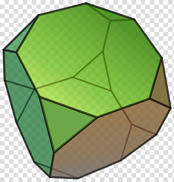 Green Leaf, Truncated Cube, Augmented Truncated Cube, Johnson Solid, Polyhedron, Square Cupola, Geometry, Solid Geometry transparent background PNG clipart