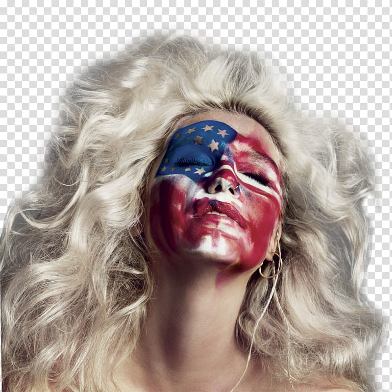 Kesha, woman with face paint transparent background PNG clipart