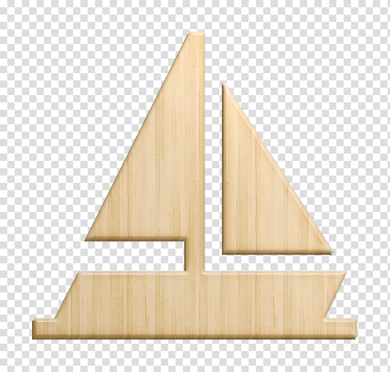 Vehicles and Transports icon Sailing boat icon Boat icon, Wood, Plywood, Triangle, Sailboat transparent background PNG clipart