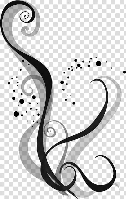 Decoration I, black line illustration transparent background PNG clipart