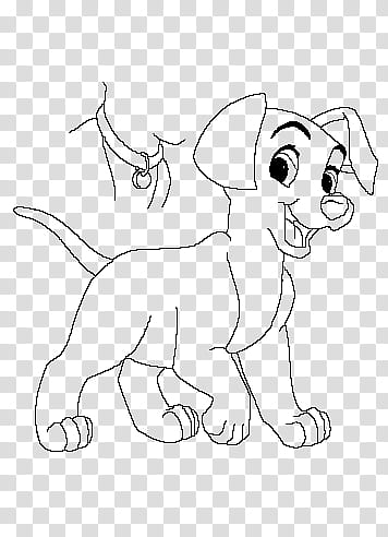 Pup Line art , puppy illustration transparent background PNG clipart
