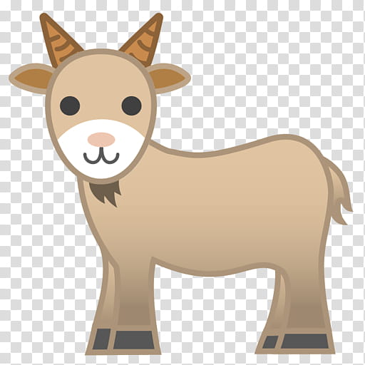 Emoji Sticker, Goat, Noto Fonts, Text Messaging, Mobile Phones, Cartoon, Animal Figure, Burro transparent background PNG clipart