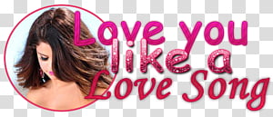 Textos de Selena Gomez transparent background PNG clipart thumbnail