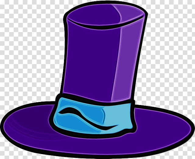 Uncle Sam Hat, Top Hat, Brown Top Hat, Headgear, Cartoon, Clothing, Purple, Violet transparent background PNG clipart