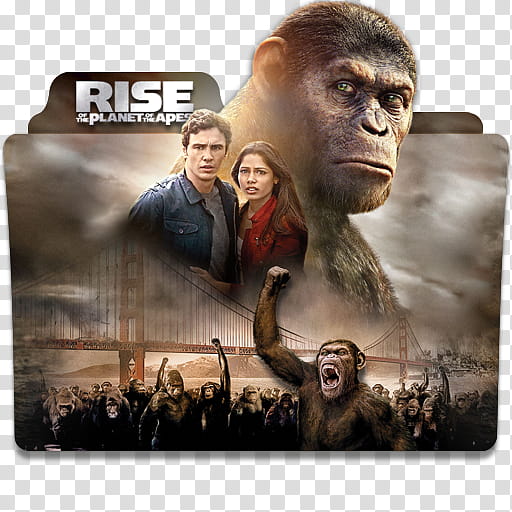 Planet of the Apes Collection Folder Icon , Rise of the Planet of the Apes v transparent background PNG clipart