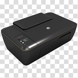 Devices Alpha Icons n , Printer Scanner HP Deskjet  Series, black HP desktop printer transparent background PNG clipart