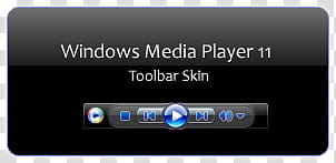 WindowsMediaPlayer  Toolbar, Windows Media player  text transparent background PNG clipart