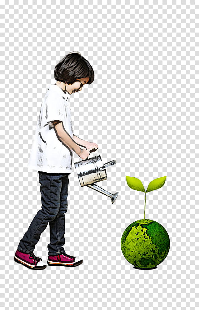 earth day save the world save the earth, Play, Gardener, Child, Ball, Plant, Balance, Toddler transparent background PNG clipart