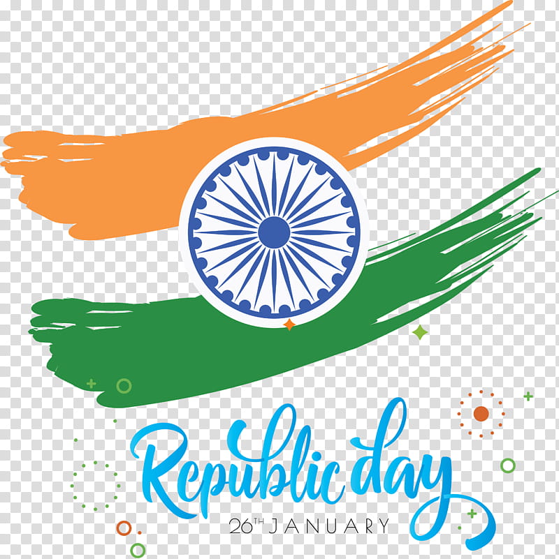 Happy India Republic Day India Republic Day 26 January, Logo, Line, Flag transparent background PNG clipart