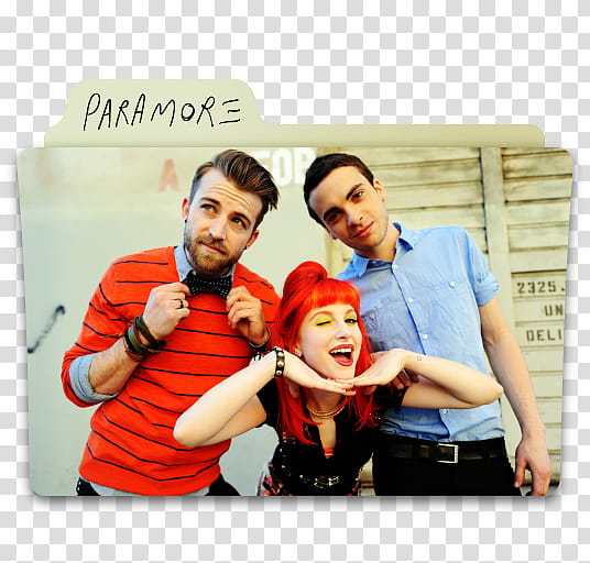 Paramore Folders, Paramore folder icon transparent background PNG clipart