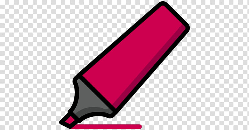 Pink, Highlighter, Text, Marker Pen, Magenta, Line, Material Property, Rectangle transparent background PNG clipart