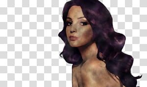 hair face purple hairstyle head, Violet, Chin, Beauty, Human, Black Hair transparent background PNG clipart thumbnail