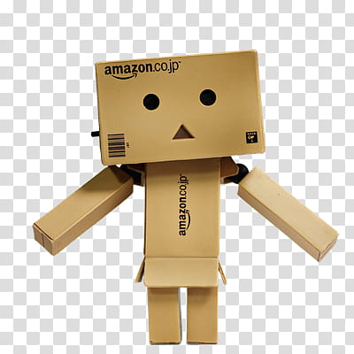 Danbo, Amazon cardboard box robot transparent background PNG clipart