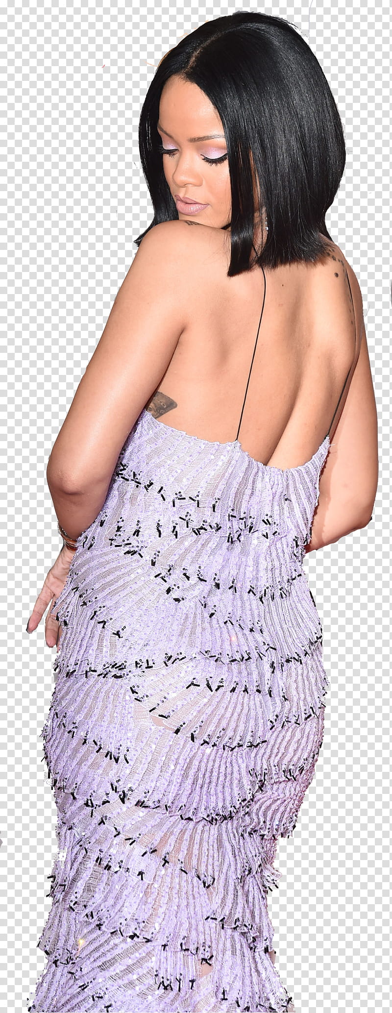 Rihanna , SelenaPurpleewDirect () transparent background PNG clipart