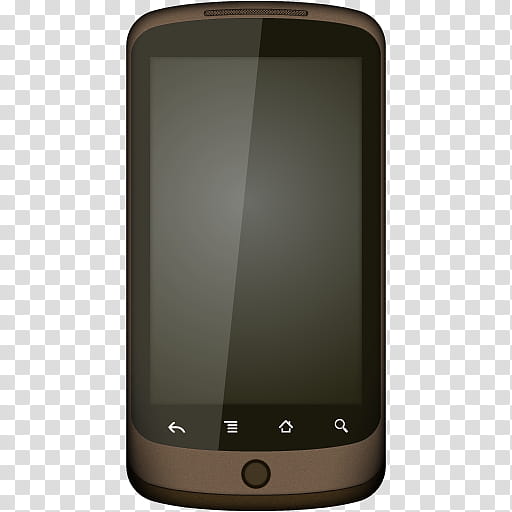 HTC Nexus One, black mobile phone transparent background PNG clipart