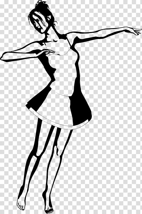 Modern, Ballet Dancer, Drawing, Silhouette, Performing Arts, Free Dance, Modern Dance, Athletic Dance Move transparent background PNG clipart