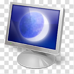 Windows Live For XP, gray flat screen monitor illustration transparent background PNG clipart