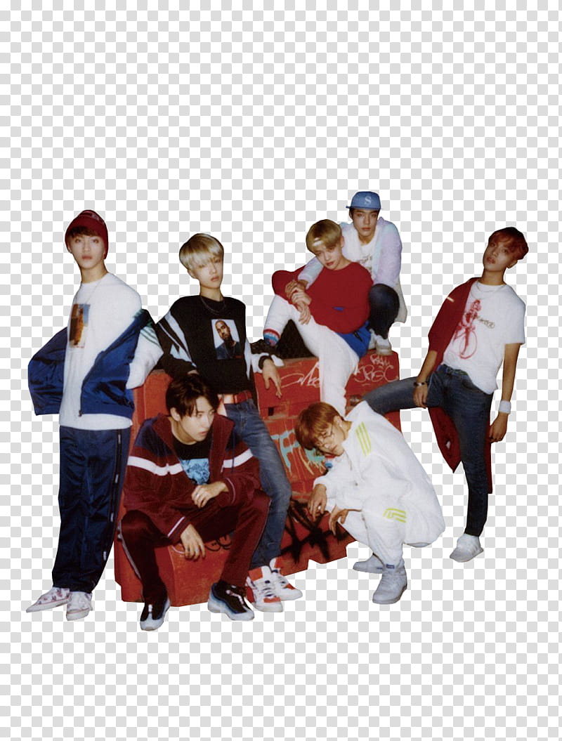 NCT DREAM GO , BTS K-Pop band transparent background PNG clipart