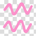 My Dear Bunny Miku special  watchers DL, two pink zigzag lines transparent background PNG clipart