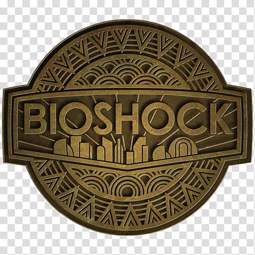 Metal, Bioshock, Logo, Bioshock Infinite, Brass, Label transparent background PNG clipart