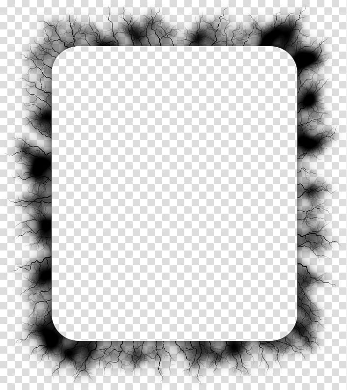 Electrify frames s, black lightning border illustration transparent background PNG clipart