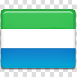 All in One Country Flag Icon, Sierra-Leone-Flag- transparent background PNG clipart