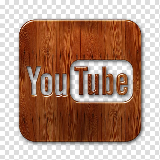  YouTube Icons Promo Pack, wood you tube webtreatsetc transparent background PNG clipart