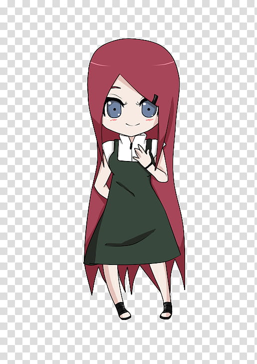 Chibi kushina, Kushina Uzumaki transparent background PNG clipart