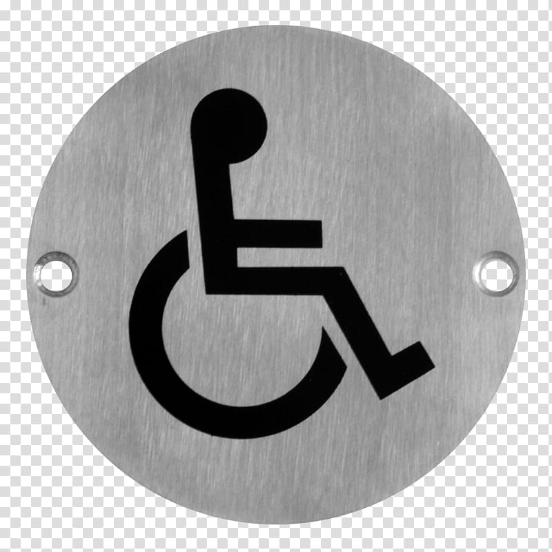 Accessible toilet Bathroom Sign Stainless steel, Disabled Parking Permit, Public Toilet, Hotel, Door Hanger, Disability, Ada Signs, Number transparent background PNG clipart