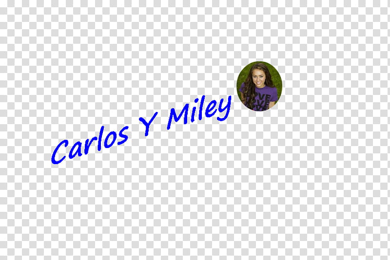Texto Carlos Y Miley transparent background PNG clipart
