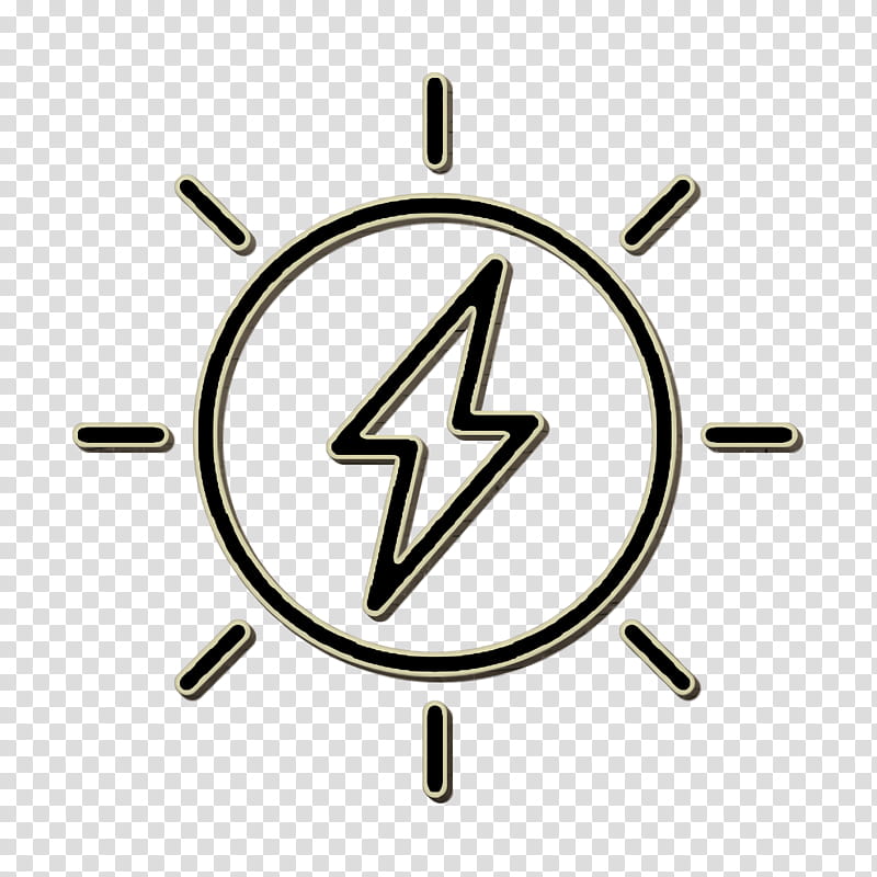 Power icon Ecology icon Solar energy icon, Text, Line, Logo, Symbol transparent background PNG clipart