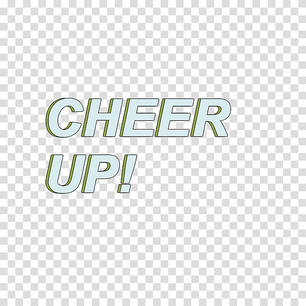 Aesthetic KPOP, Cheer Up text transparent background PNG clipart