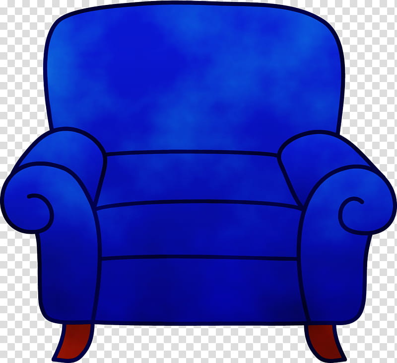 Watercolor Drawing, Paint, Wet Ink, Chair, Couch, Living Room, Chaise Longue, Club Chair transparent background PNG clipart