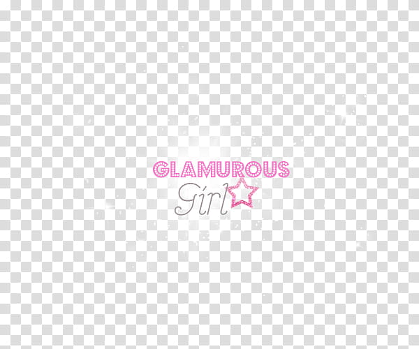 Glamurous Girl text transparent background PNG clipart