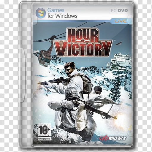 Game Icons , Hour-of-Victory, PC DVD Hour of Victory case transparent background PNG clipart